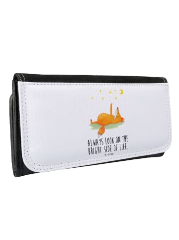 Mr. & Mrs. Panda Portemonnaie für Damen Fuchs Sterne mit Spruch in Weiß