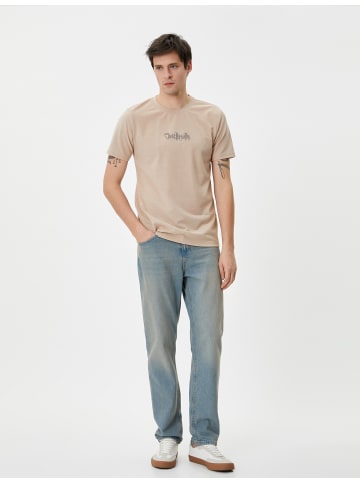 KOTON T-shirt in Beige