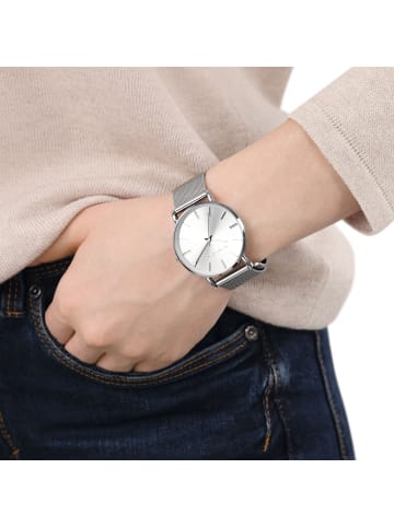 Tom Tailor Quarzuhr Alloy/Edelstahl, IP silber in Silber