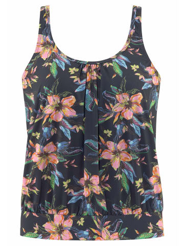 LASCANA Tankini-Top in anthrazit-bedruckt