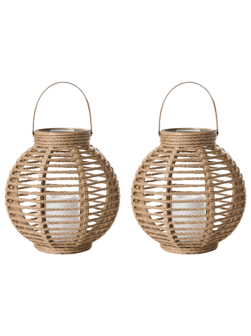 Beliani Dekorative Leuchte für den Außenbereich SEBU in  - (W) 19 x (H) 30 x (L) 19 cm