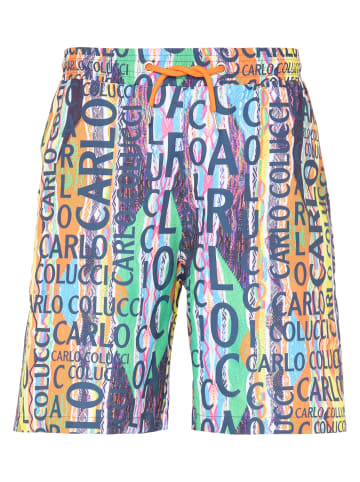 Carlo Colucci Badeshorts Caproni in Weiß