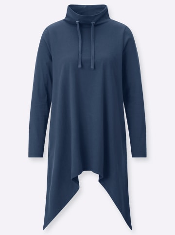 Sieh an! Longshirt in dunkelblau