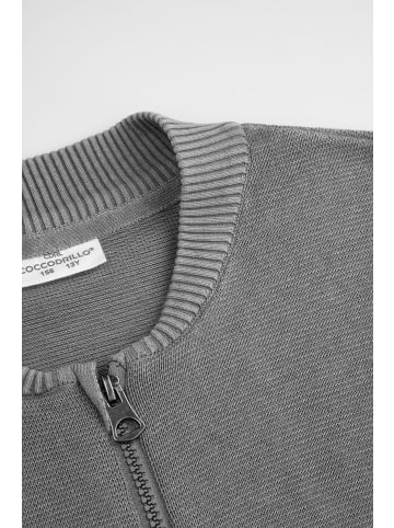 Coccodrillo Strickjacke in grau