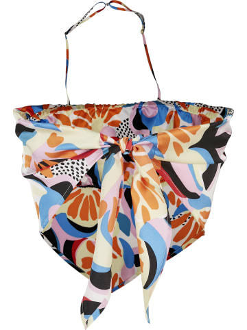 Urban Classics Cropped Tee in magicmangoabstract