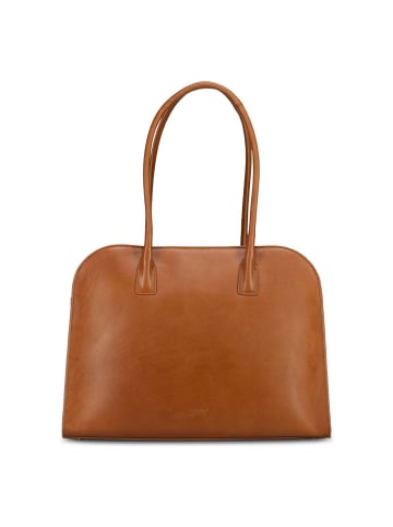 Jost Rana Schultertasche Leder 40 cm cognac