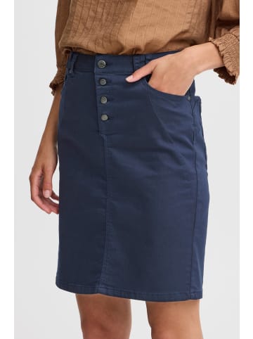 PULZ Jeans PZROSITA HW Skirt slim fit in Dark Sapphire