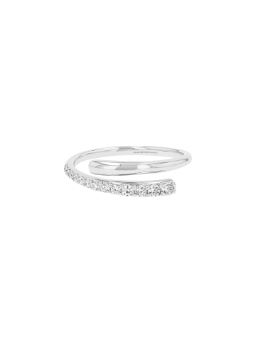Tom Tailor Ring Silber 925, rhodiniert in silber
