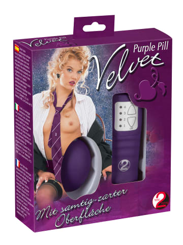 You2Toys Vibro-Ei Velvet Purple Pill in lila