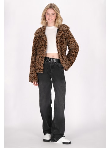 myMo Damen Jacket in Braun Schwarz