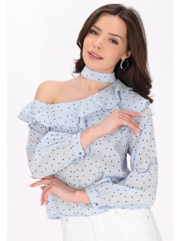 faina Women Blouse in blue black