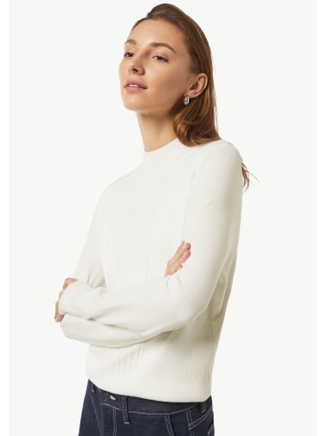 comma CI Strickpullover langarm in Weiß