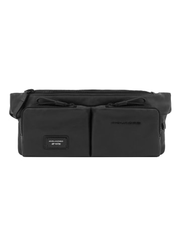 Piquadro Harper Gürteltasche Leder 32 cm in black