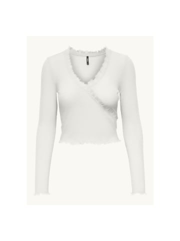 ONLY Langarmshirt in Cloud Dancer