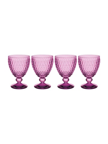 Villeroy & Boch 4er Set Rotweingläser Boston Coloured 310 ml in Berry