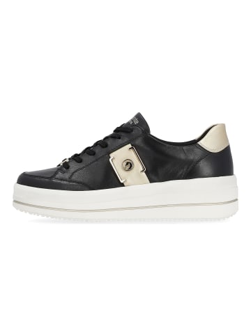 remonte Sneaker in Schwarz/Gold