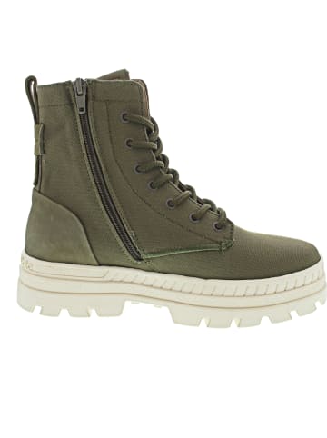 Marc O'Polo Marc O’Polo Lace Flatheel Bootie Schnürstiefel Grün