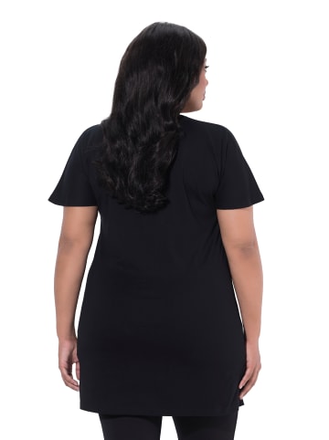 Ulla Popken Longshirt in schwarz