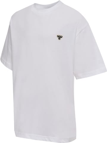 Hummel Shirt "Hmljr Loose T-Shirt S/S Bee" in Weiß