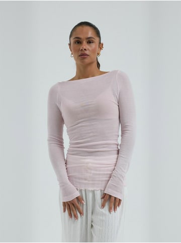 Seamless Basic T-Shirt Cotton in Pale Rose