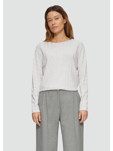 s.Oliver BLACK LABEL Strickpullover langarm in Grau
