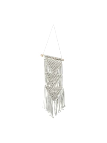 Makramee Wandbehang in Creme - (B)25,5 x (H)70 cm