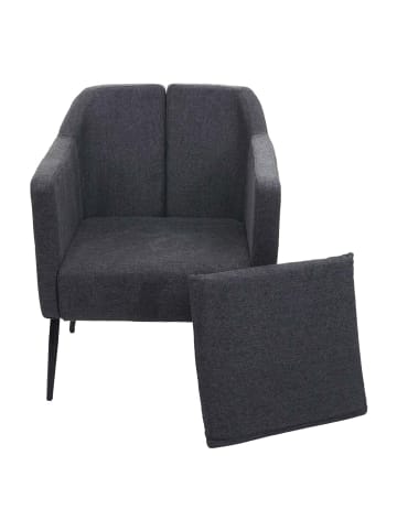 MCW Lounge-Sessel H93a, Stoff/Textil dunkelgrau