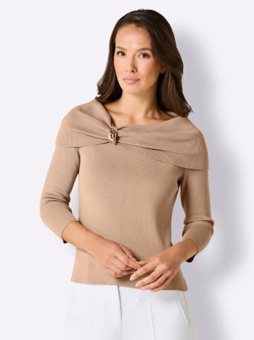 creation L Carmenpullover in beige