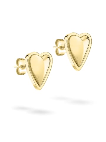 LIEBESKIND BERLIN Ohrstecker Metal Heart in gold