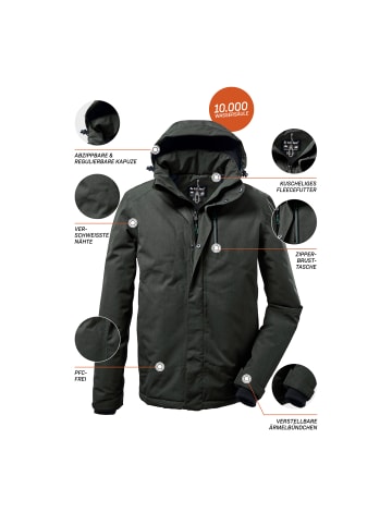 Killtec Outdoorjacke KOW 161 in Schiefer