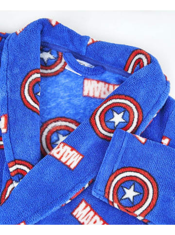 Cerda Kinder Bademantel Marvel Captain America in Blau