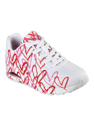 Skechers Sneakers Low UNO SPREAD THE LOVE in weiß