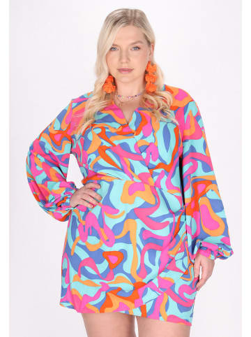 IZIA Women Plus Size Dress in Multicolor