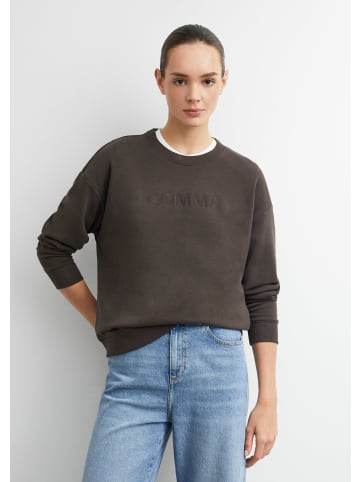 comma Sweatshirt in 89E2_dunkelbraun
