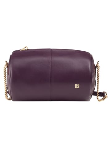 DuDu Abigail Umhängetasche Leder 19.5 cm in deep purple