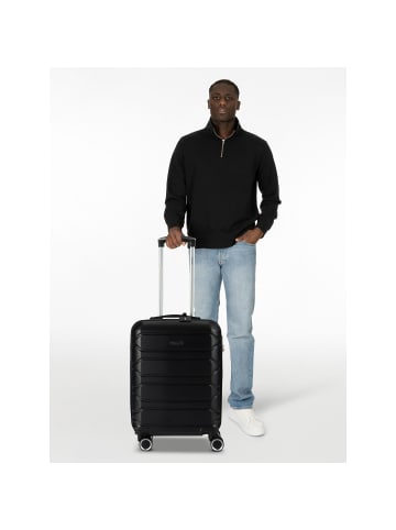 benzi 5807 4 Rollen Kabinentrolley 55 cm in schwarz