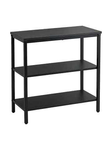 relaxdays Nachttisch in Schwarz - (B)60 x (H)61 x (T)30 cm
