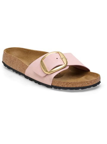 Birkenstock Sandale Madrid Big Buckle Nubuck Leather in Rose