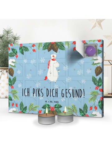 Mr. & Mrs. Panda Duftkerzen Adventskalender Einhorn Krankenschwe... in Eisblau