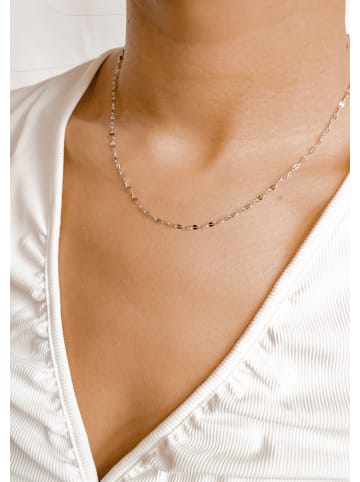 Hey Happiness Halskette Rolo Edelstahl in Silber - (L) 43-48 cm