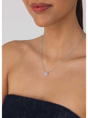 PURELEI Kette Cuore Rosé 40–45 in Silber