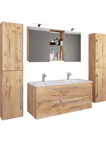 ebuy24 Badmöbelset BudasiSS Eiche 111 x 47 cm