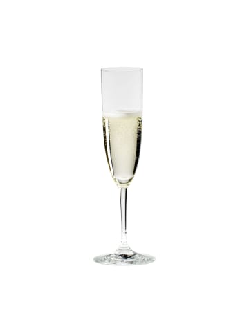 RIEDEL Glas 2er Set Champagner-Flöten Vinum 160 ml in transparent