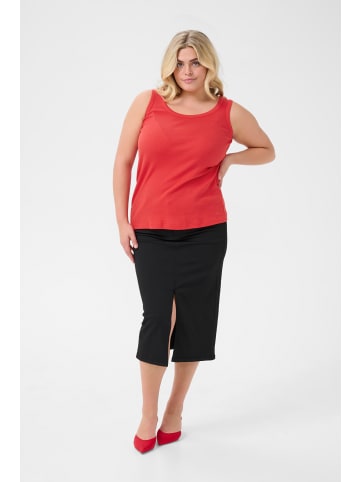 KAFFE curve Jerseytop KCcarina Tight fit in True Red