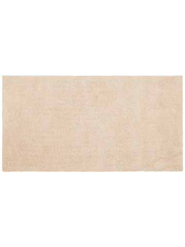 Beliani Shaggy DEMRE in Beige - (W) 80 x (H) 2 x (L) 150 cm