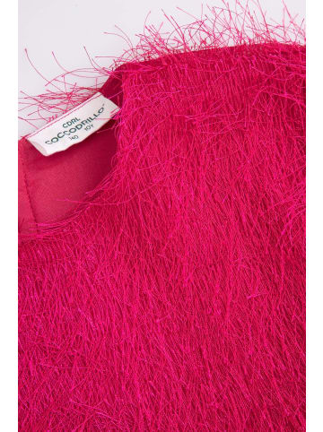 Coccodrillo Stoffkleid in rosa
