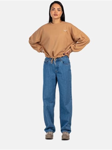 Reell Pullover "Women Amara Crewneck" in Braun
