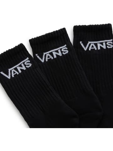 Vans Socke "Wm Classic Crew Wmns 6.5-10 3Pk" in Schwarz