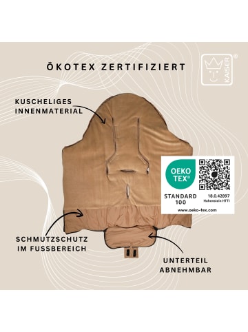 Kaiser Naturfellprodukte Kinderwagen Fußsack Sandy sand