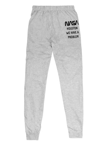 United Labels NASA Schlafanzug Pyjama Set Langarm in grau/schwarz